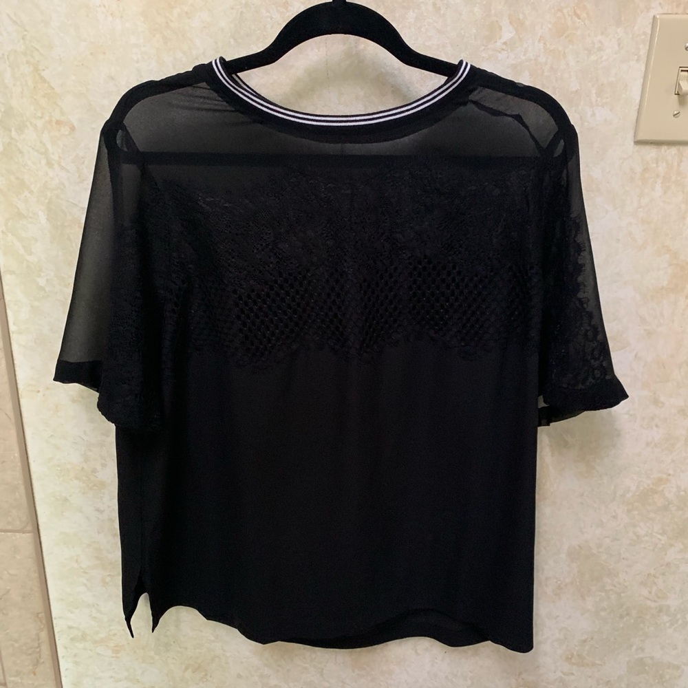 Never worn! Lacey Jersey Shirt